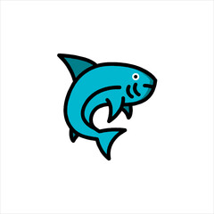 dolphin isolated on white