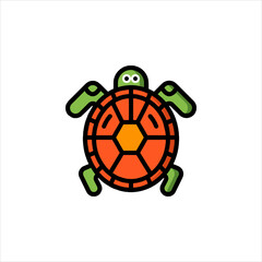 turtle with a ball