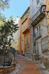 The Old town of Menton, France