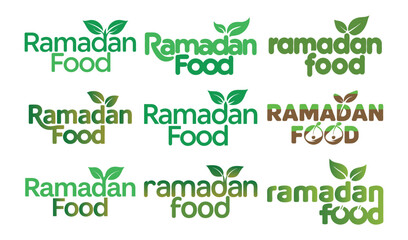 Ramadan Food | Logo Variations & Branding Concepts