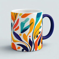 cup on white background