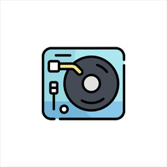 mp3 player isolated on white background