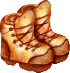 watercolor leather shoes