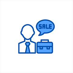 3d man with speech bubble