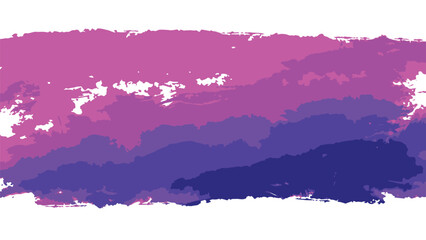 Obraz premium Abstract digital artwork with vibrant purple and pink color blending in a gradient style over a light blue background.