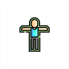 man with cross
