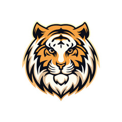 creative tiger mascot icon tiger logo vector art design