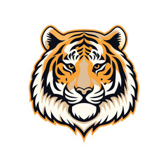 creative tiger mascot icon tiger logo vector art design