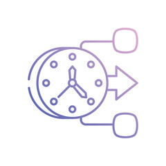 Future plan vector icon stock illustration