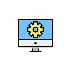 vector computer icon