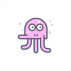 octopus cartoon character