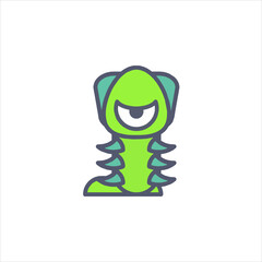 green alien cartoon