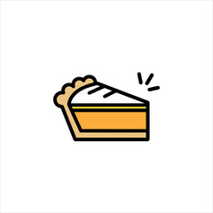 vector illustration of a cake