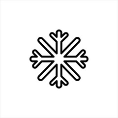 christmas snowflake icon