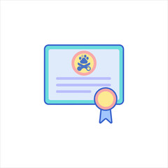 flat icon with shadow vector eps 10