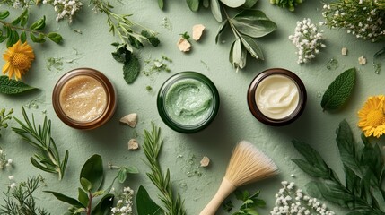 Skincare products crafted from nature is bounty, harnessing the power of organic botanicals to nourish and revitalize the skin.