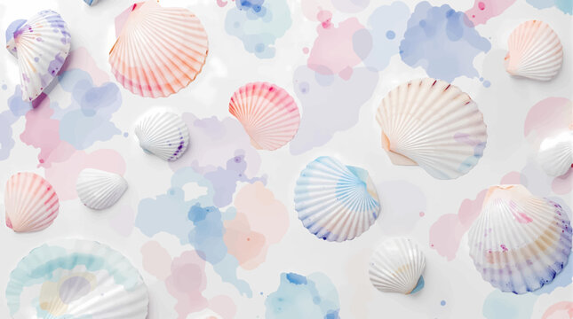 sea shells background