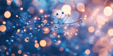 Futuristic Molecular Abstract
