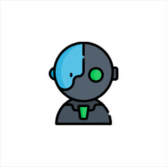 3d man with headphones