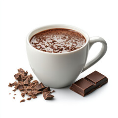 Obraz premium cup of coffee with chocolate