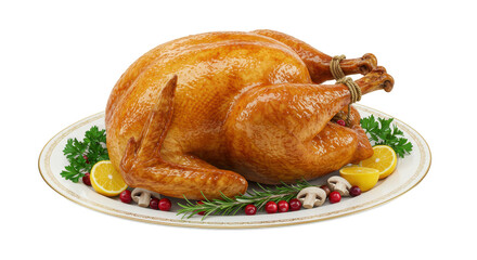 Isolated Thanksgiving Turkey