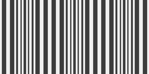 Abstract grayscale barcode pattern.  Versatile design ideal for backgrounds, website banners, or modern presentations.  Represents data, technology, or order.  Stylish, minimalist aesthetic.