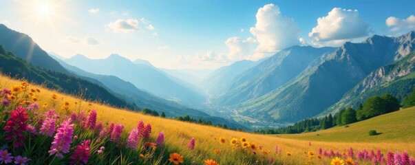 Solo flyer with a scenic landscape background,  nature,  adventure