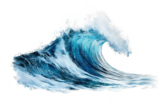 Wave splash curl ocean sea.