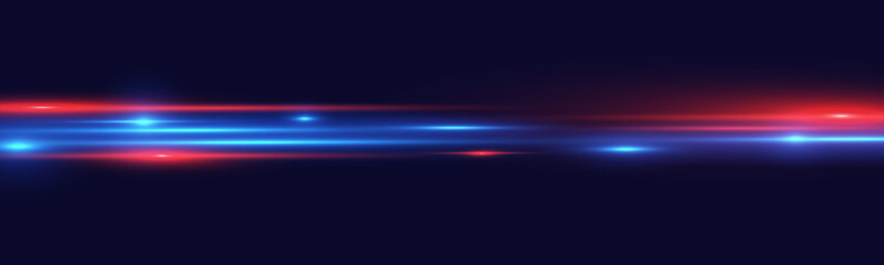  Motion light effect for banners. Blue lines. The effect of speed on a blue background. lines of light, speed and movement. Vector lens flare.