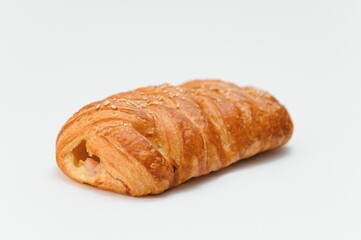 Pastries on a white background.