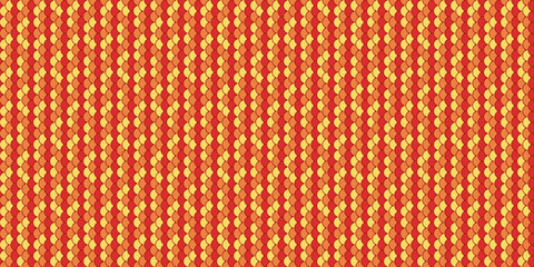 Vibrant red and gold geometric pattern.  Perfect for textile design, wallpaper, website backgrounds, or any project needing a warm, textured aesthetic.