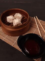 Dim Sum Filled With Chicken, Shrimp And Cheese