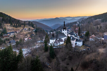 Church in The Spania Dolina village, Slovakia © Zoltan