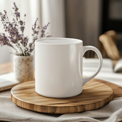 cup of coffee on wooden table