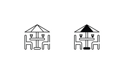 Cafe icons set vector stock illustration