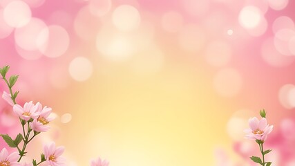 Fototapeta premium pink flowers background
