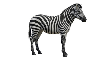 Isolated Zebra