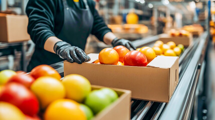 Manager Oversight and Control of Automated Food Product Box Transfers on Conveyor Systems in a Manufacturing Facility