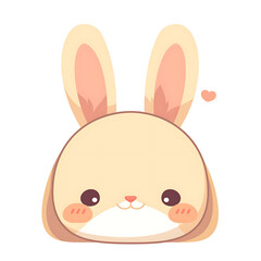 Obraz premium Adorable and Playful Rabbit Engaged in Various Activities, Minimalist and Logo-Style Designs illustrator.