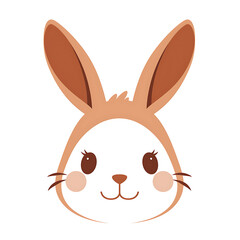 Obraz premium Adorable and Playful Rabbit Engaged in Various Activities, Minimalist and Logo-Style Designs illustrator.