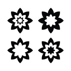 beautiful flowers icon 