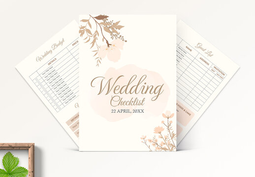 Wedding Checklist Planner Layout