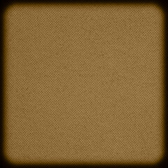 close up of flat coffee color canvas with rounded corners