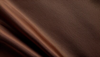 Dark brown fabric texture material fabric background. Generated image
