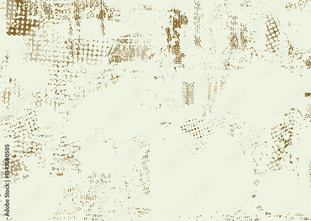 Fototapete Background with glitch distorted grunge textures . grunge background texture with halftone dots, glitched shapes, textures and lines .Screen print vector background with grunge textured surface.