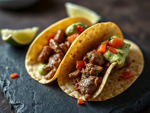 nachos with guacamole