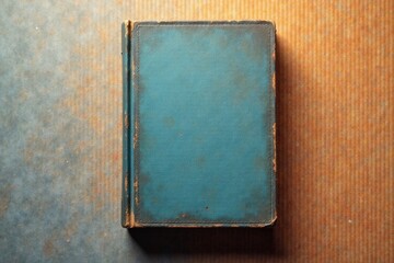 Textured book cover with blank design on matte finish background , matte, book