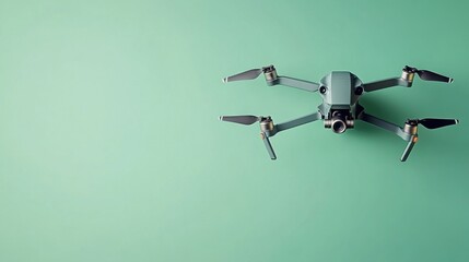 A minimalist image of a brushless drone motor on a sharp, cool-toned background