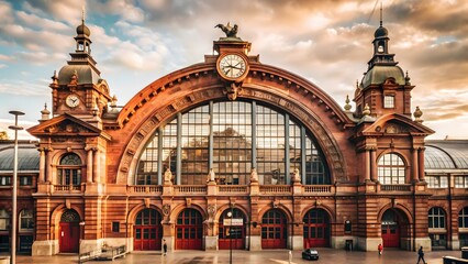 Historic Train Station Facade