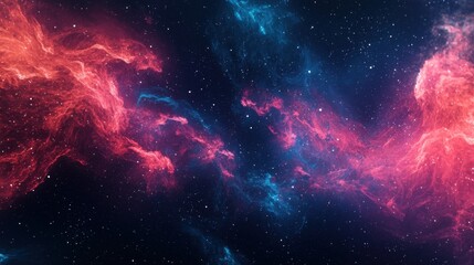 Universe aesthetic wallpaper or background design. Generative AI.